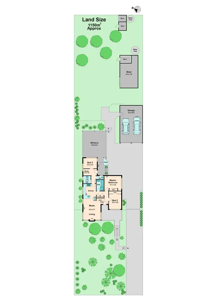 Floorplan of Homely house listing, 44 Fitzroy Street, Kilmore VIC 3764