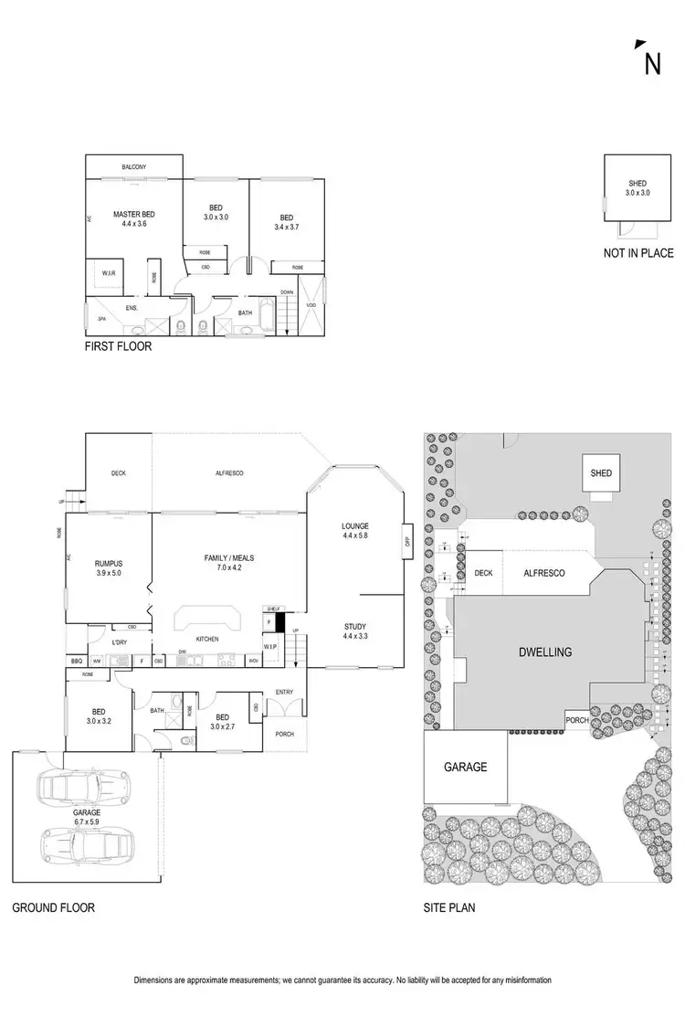 Floorplan of Homely house listing, 6 Adecroft Court, Eltham VIC 3095