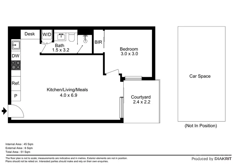Floorplan of Homely apartment listing, G06/80 Carlisle Street, St Kilda VIC 3182