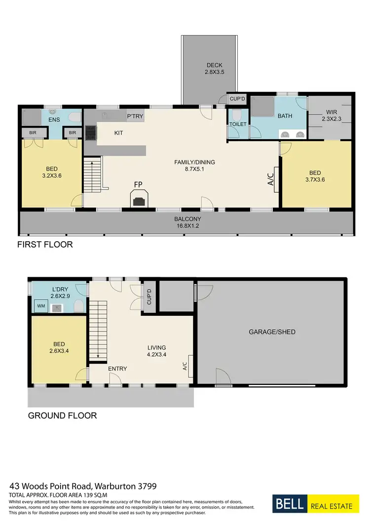 Floorplan of Homely house listing, 43 Woodspoint Road, Warburton VIC 3799