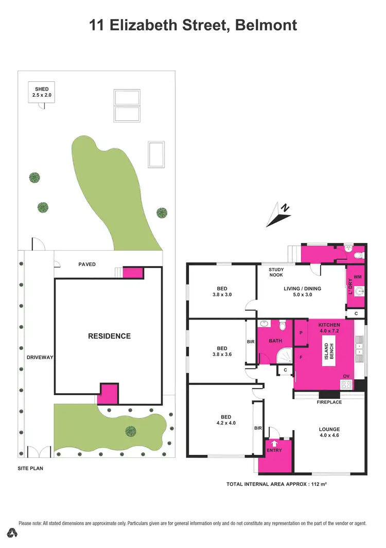 Floorplan of Homely house listing, 11 Elizabeth Street, Belmont VIC 3216