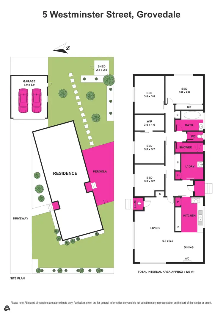 Floorplan of Homely house listing, 5 Westminster Street, Grovedale VIC 3216