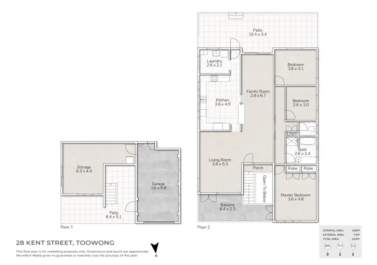 Floorplan of Homely house listing, 28 Kent Street, Toowong QLD 4066