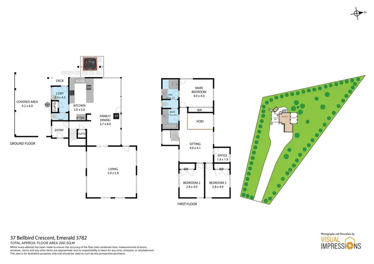 Floorplan of Homely house listing, 37 Bellbird Crescent, Emerald VIC 3782