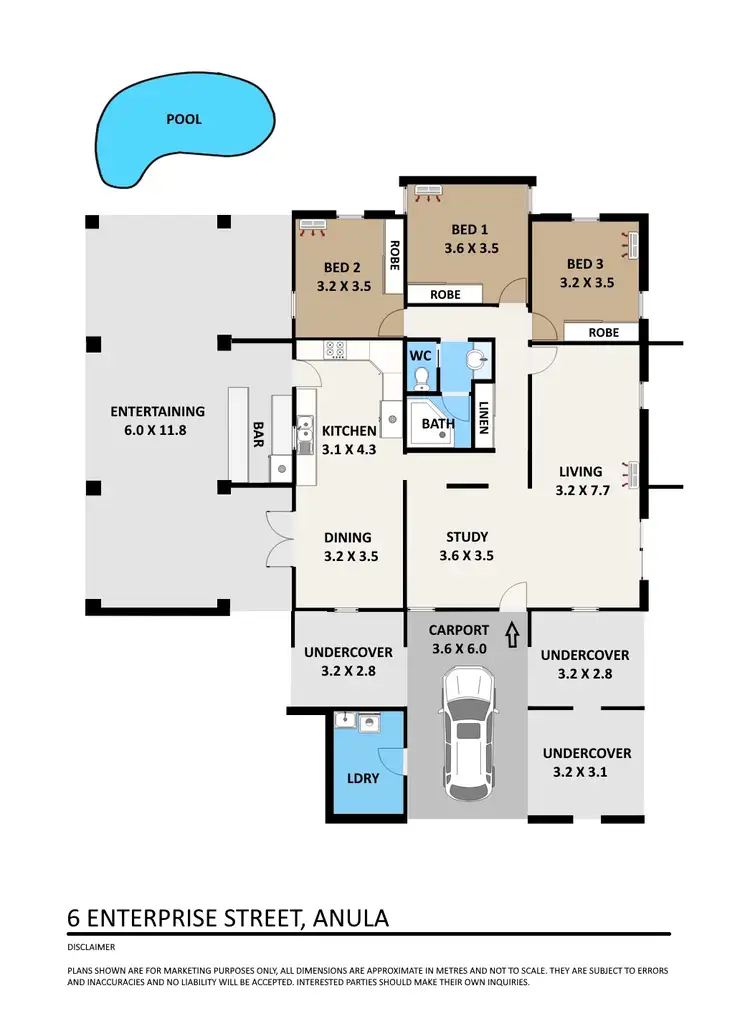Floorplan of Homely house listing, 6 Enterprise Street, Anula NT 812
