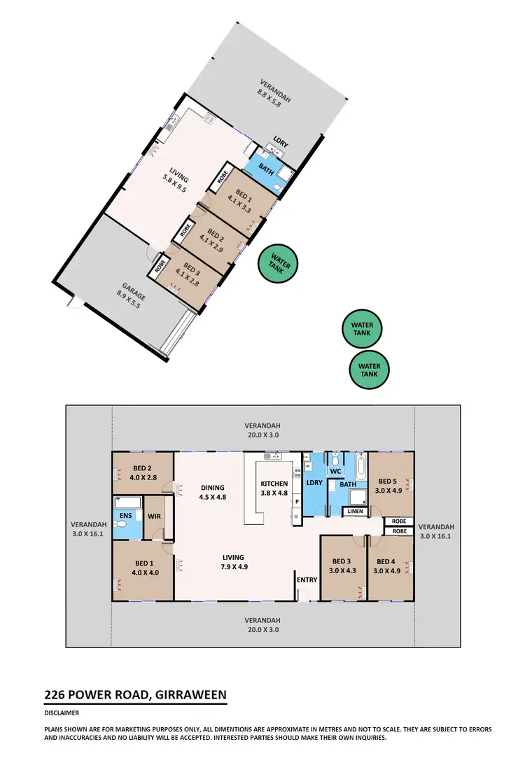Floorplan of Homely house listing, 226 Power Road, Girraween NT 836