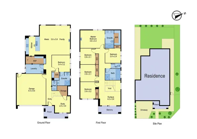 Floorplan of Homely house listing, 5 Herbie Court, Doreen VIC 3754