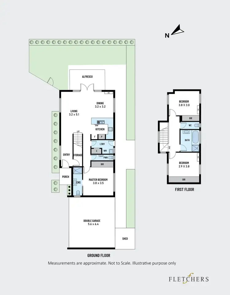 Floorplan of Homely townhouse listing, 1/26 Kelvin Grove, Werribee VIC 3030
