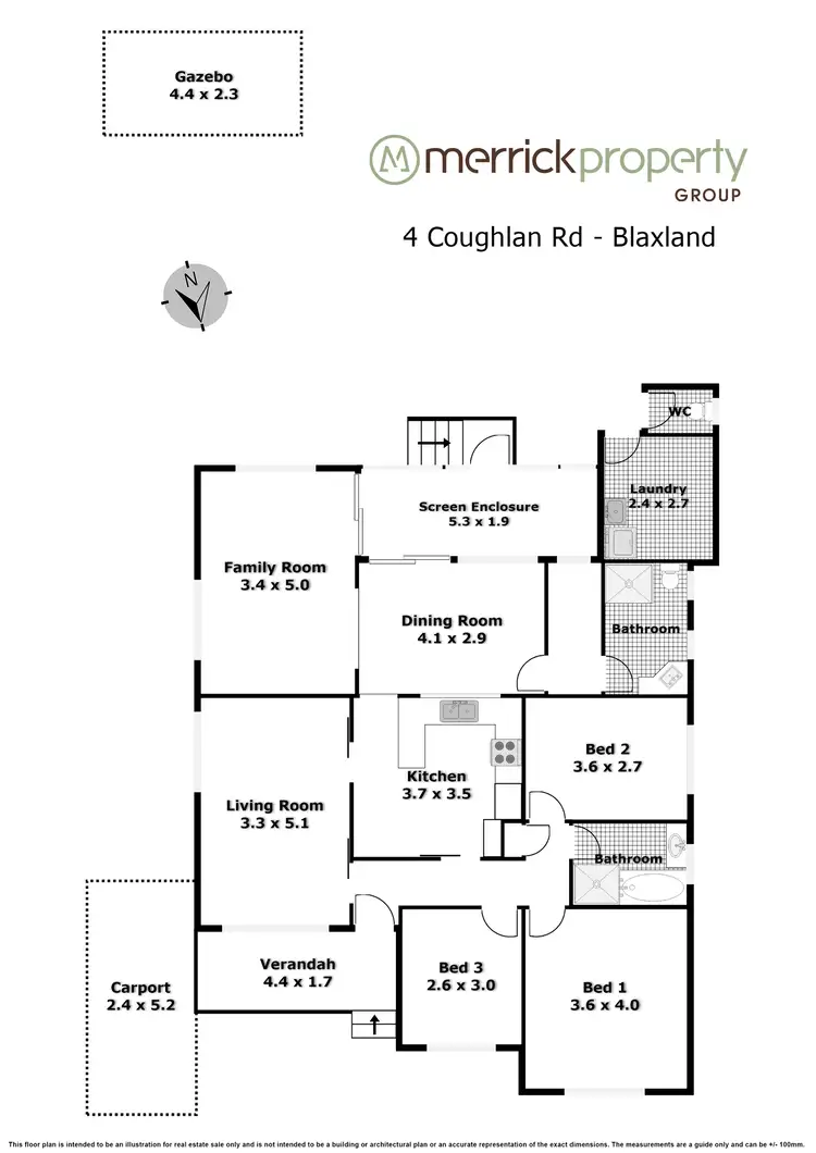Floorplan of Homely house listing, 4 Coughlan Road, Blaxland NSW 2774