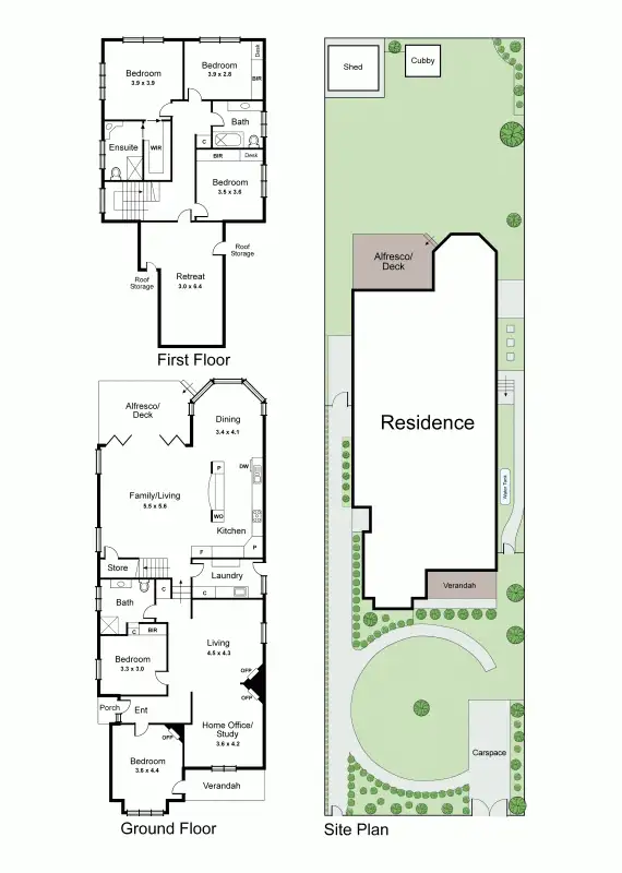 Floorplan of Homely house listing, 14 Begonia Road, Gardenvale VIC 3185
