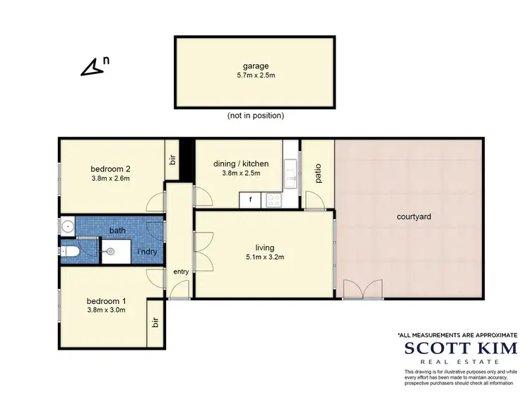 Floorplan of Homely apartment listing, 4/8 Kokaribb Road, Carnegie VIC 3163