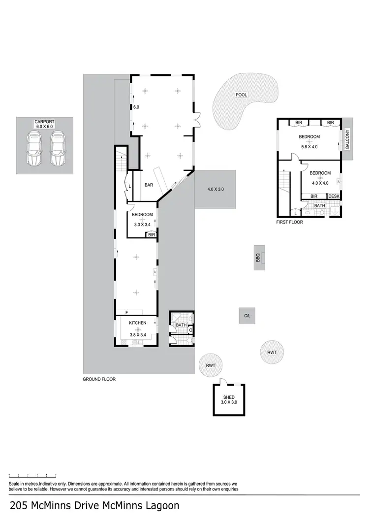 Floorplan of Homely house listing, 205 Mcminns Drive, Mcminns Lagoon NT 822