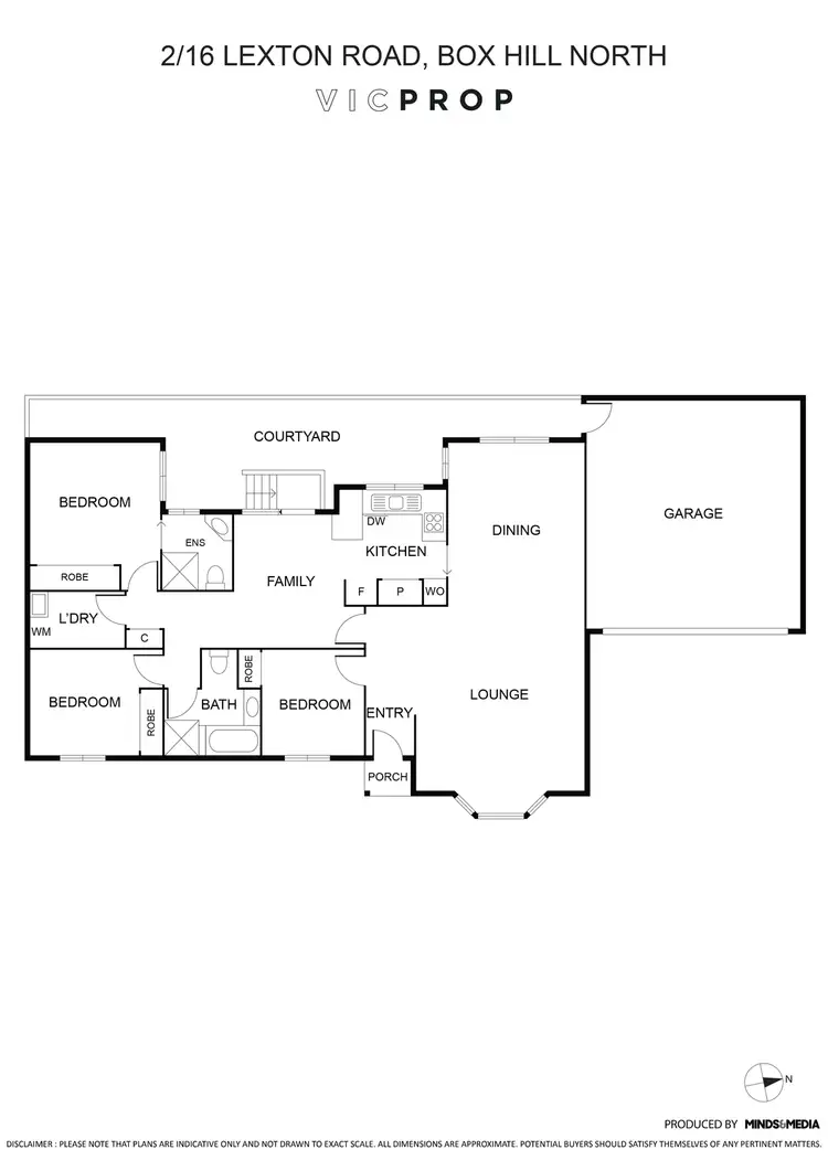 Floorplan of Homely unit listing, 2/16 Lexton Road, Box Hill North VIC 3129