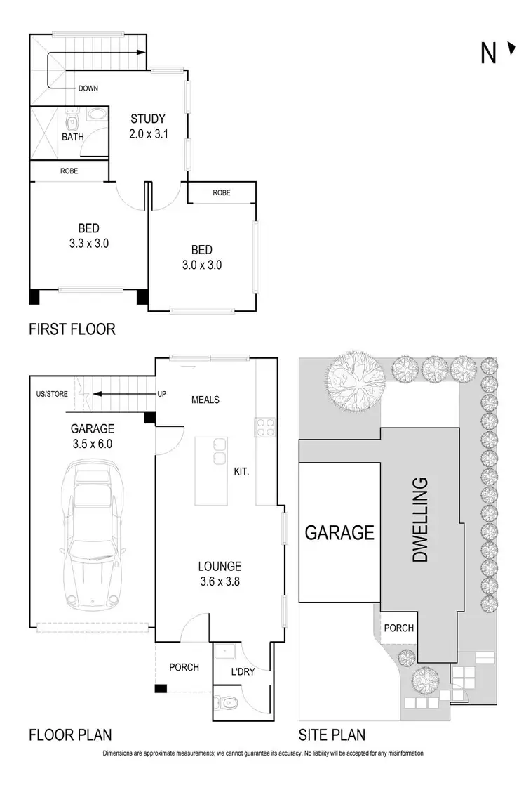 Floorplan of Homely townhouse listing, 4/15 Melaleuca Avenue, Templestowe Lower VIC 3107