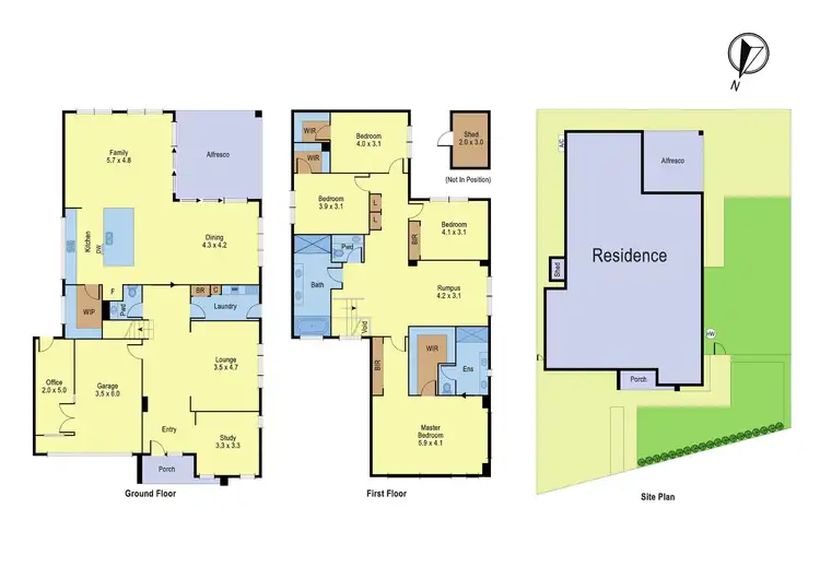 Floorplan of Homely house listing, 161 Hazel Glen Drive, Doreen VIC 3754