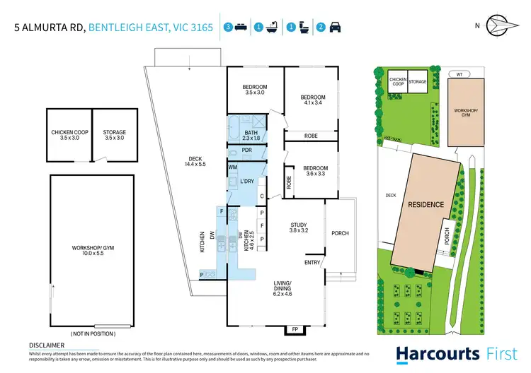 Floorplan of Homely house listing, 5 Almurta Road, Bentleigh East VIC 3165
