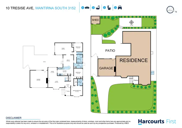 Floorplan of Homely house listing, 10 Tresise Avenue, Wantirna South VIC 3152