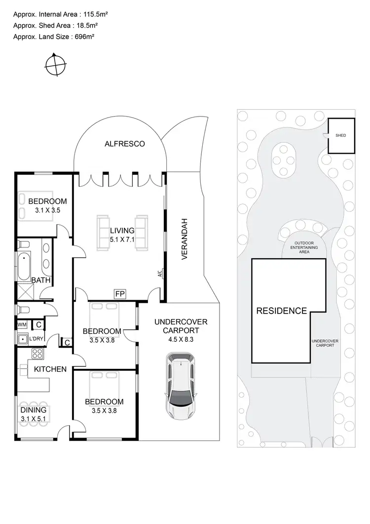 Floorplan of Homely house listing, 1 Kenneth Street, Anglesea VIC 3230