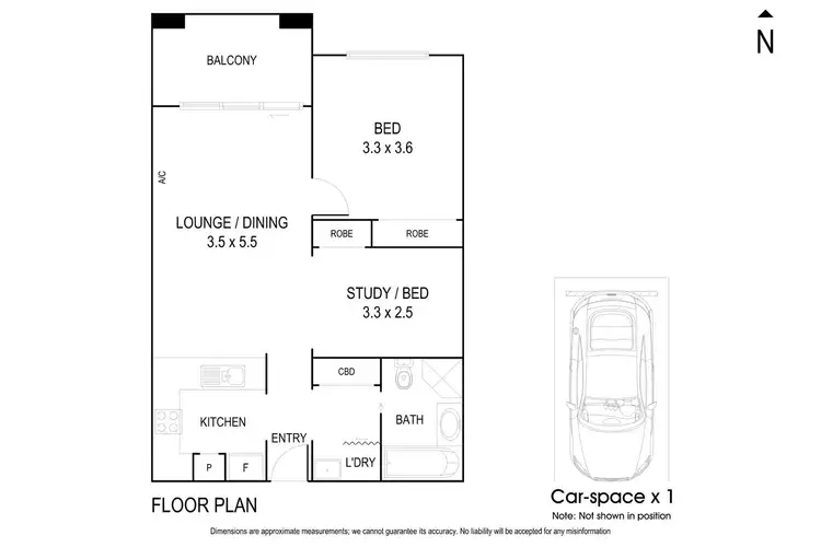 Floorplan of Homely apartment listing, 44/81-97 Mitcham Road, Donvale VIC 3111
