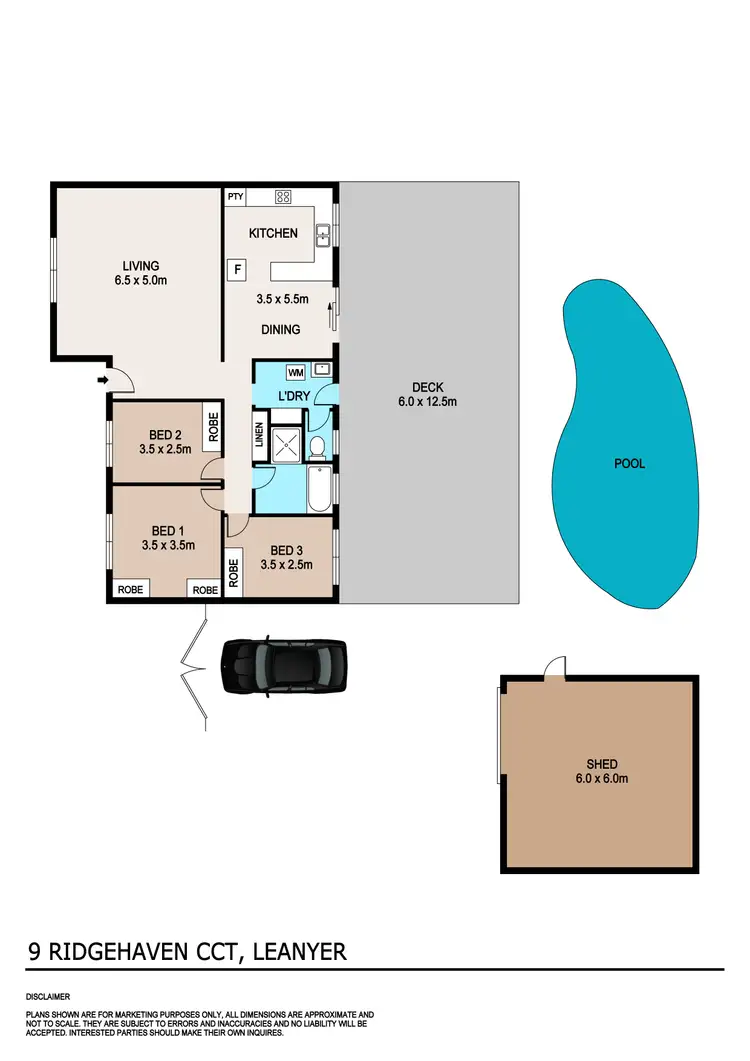 Floorplan of Homely house listing, 9 Ridgehaven Circuit, Leanyer NT 812