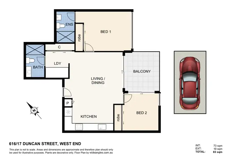 Floorplan of Homely land listing, LOT 616, 17 Duncan Street, West End QLD 4101