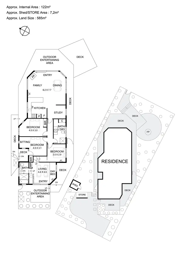 Floorplan of Homely house listing, 18 Fairway Drive, Anglesea VIC 3230