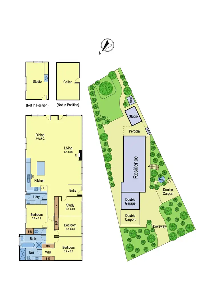 Floorplan of Homely house listing, 70 Eucalyptus Road, Eltham VIC 3095