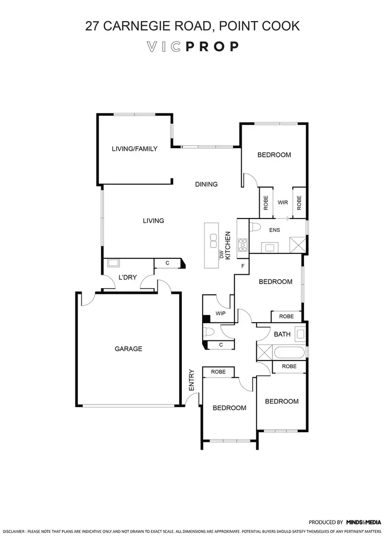 Floorplan of Homely house listing, 27 Carnegie Road, Point Cook VIC 3030