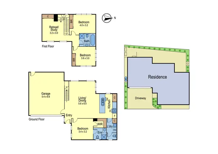 Floorplan of Homely unit listing, 2/11 Adeline Street, Greensborough VIC 3088