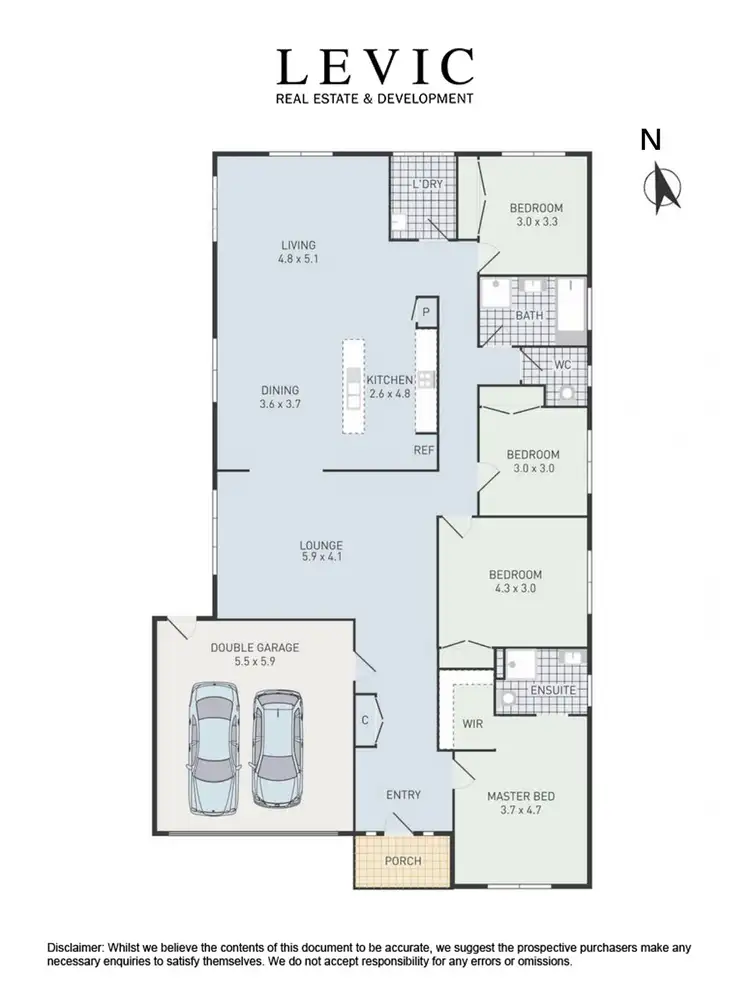 Floorplan of Homely house listing, 16 Tenterfield Place, Tarneit VIC 3029