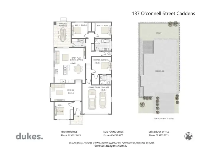 Floorplan of Homely house listing, 137 O'connell Street, Caddens NSW 2747