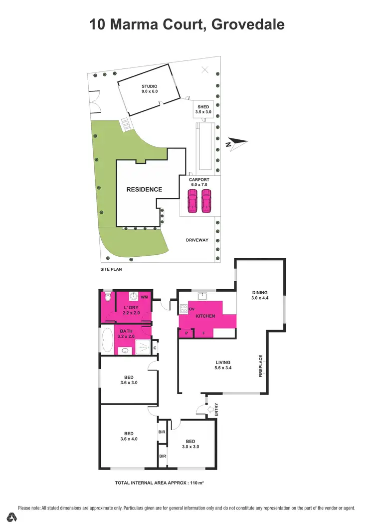 Floorplan of Homely house listing, 10 Marma Crt, Grovedale VIC 3216