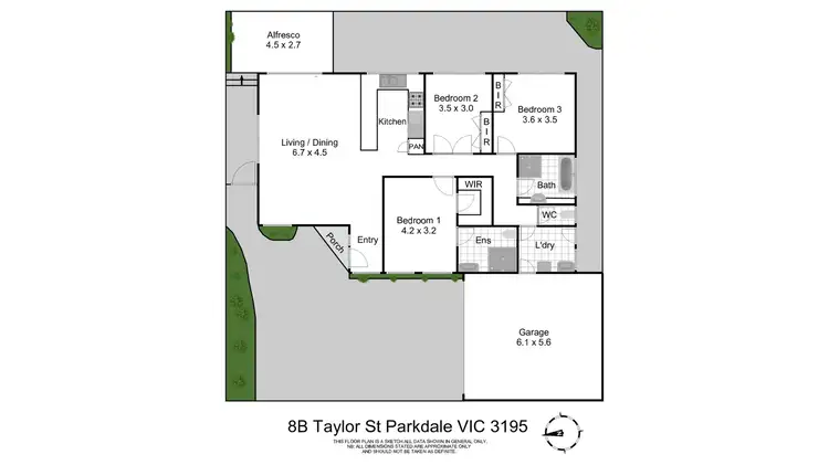 Floorplan of Homely townhouse listing, 8B Taylor Street, Parkdale VIC 3195