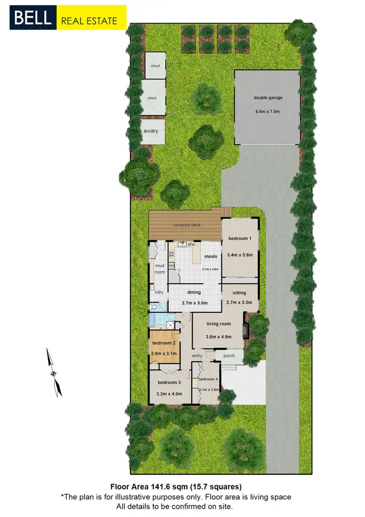 Floorplan of Homely house listing, 15 The Boulevard, Montrose VIC 3765