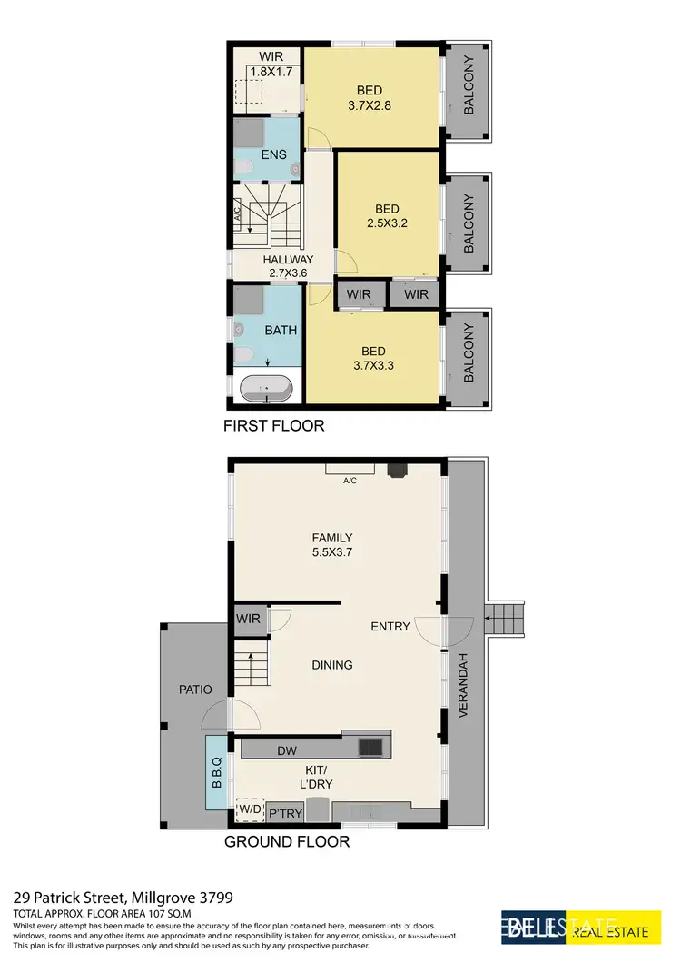Floorplan of Homely house listing, 29 Patrick Street, Millgrove VIC 3799