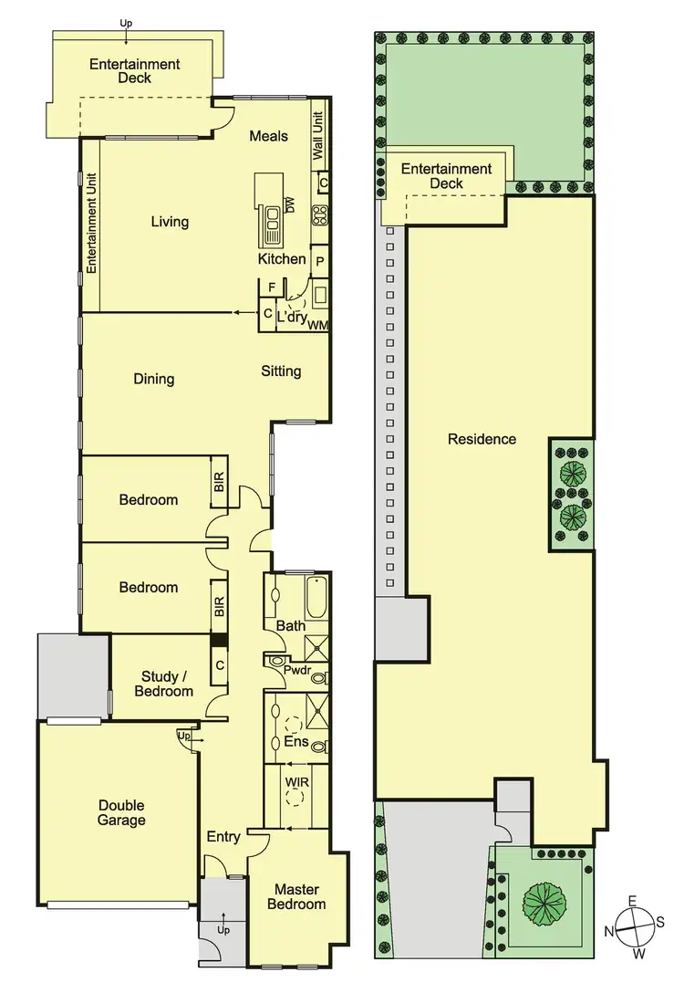 Floorplan of Homely townhouse listing, 2/2 Nicholls Road, Ormond VIC 3204