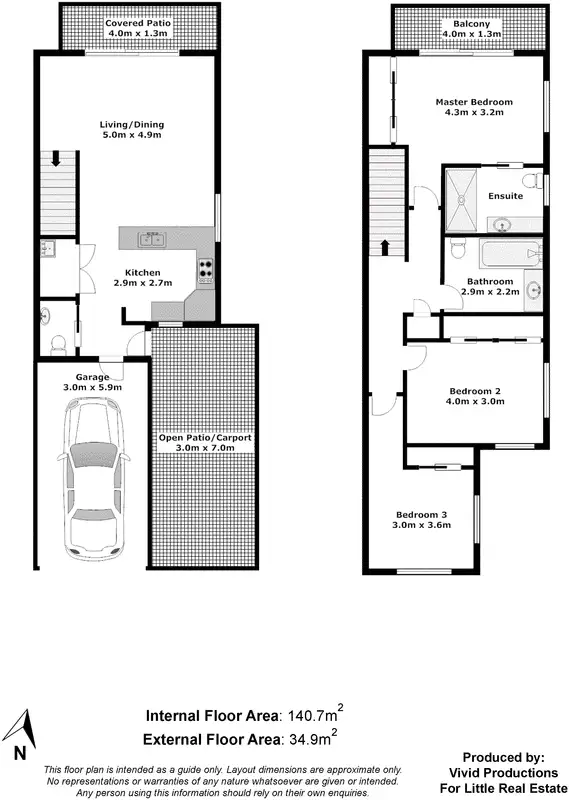 Floorplan of Homely townhouse listing, 8/43 Dalton Drive, Maroochydore QLD 4558