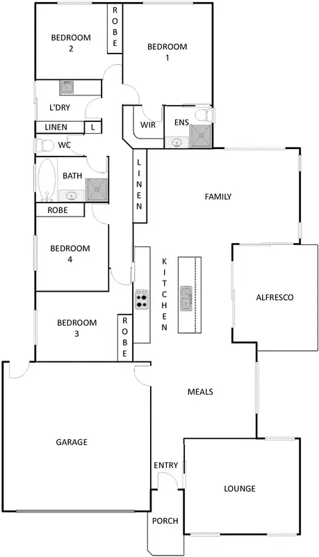 Floorplan of Homely house listing, 55 Zanci Street, Crace ACT 2911