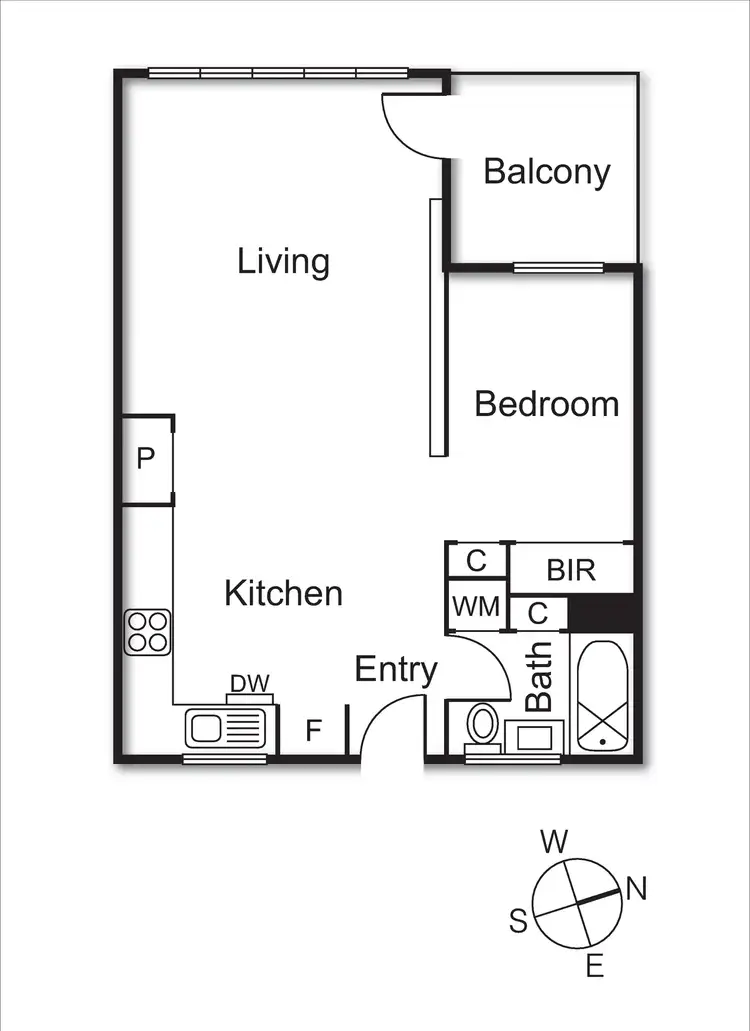 Floorplan of Homely apartment listing, 2/20 Shirley Grove, St Kilda East VIC 3183