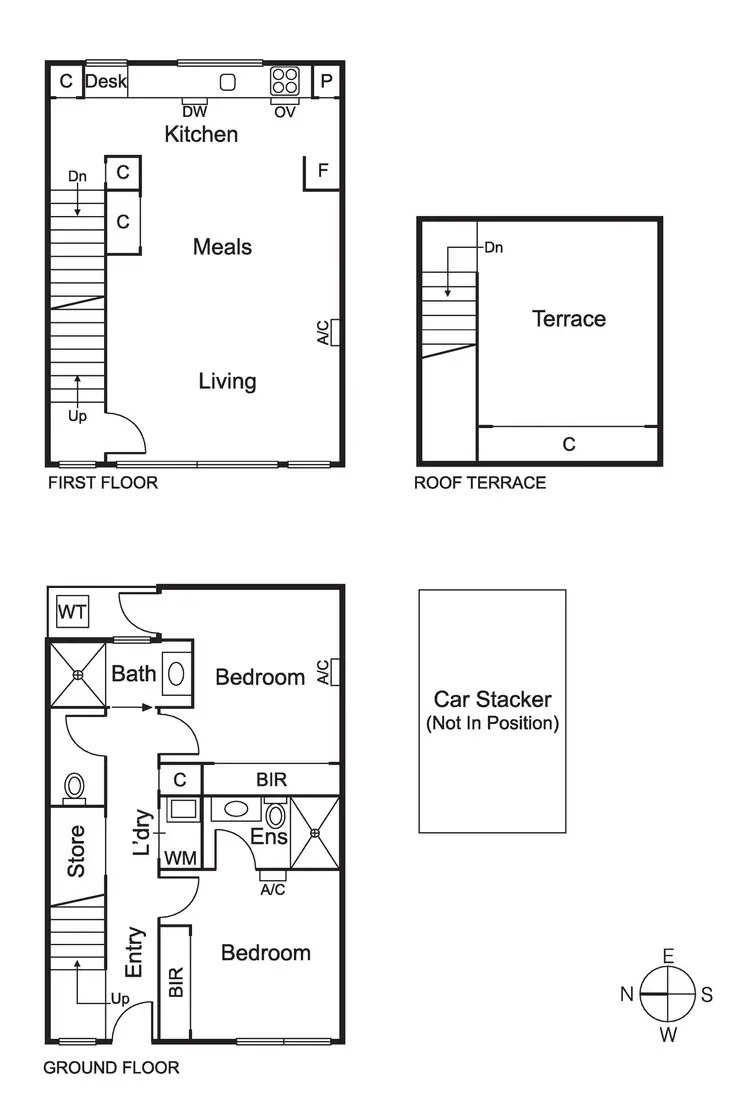 Floorplan of Homely townhouse listing, 8/6 Charlotte Place, St Kilda VIC 3182