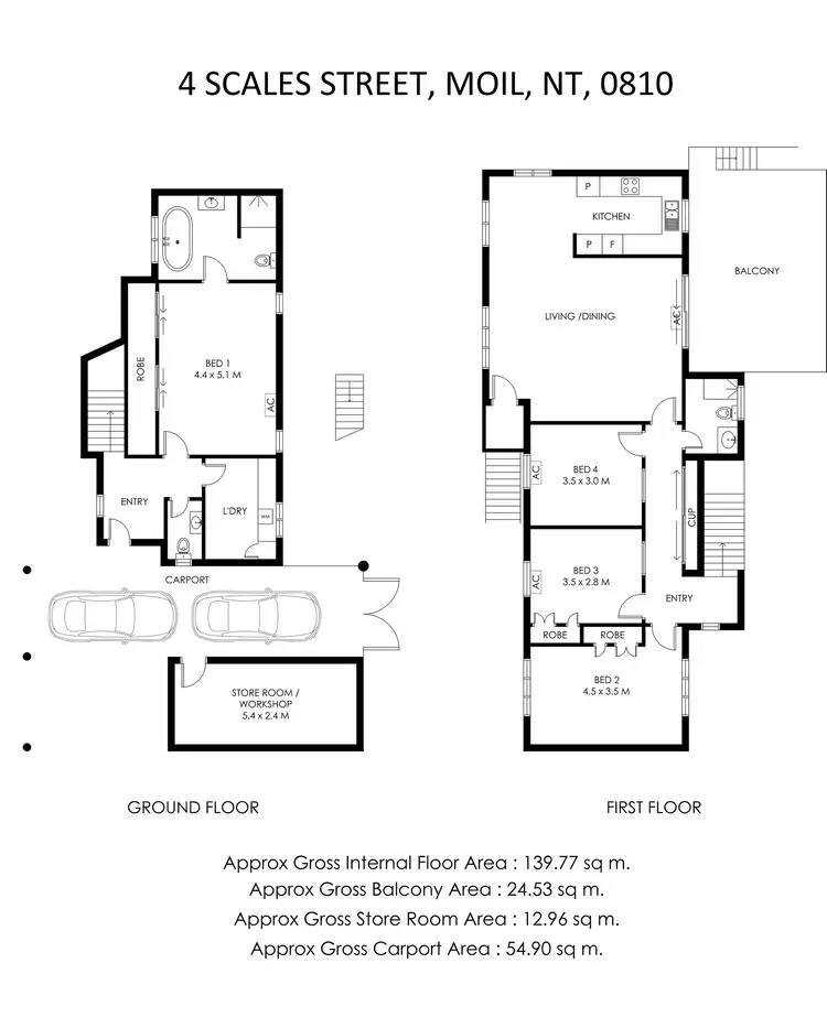 Floorplan of Homely house listing, 4 Scales Street, Moil NT 810