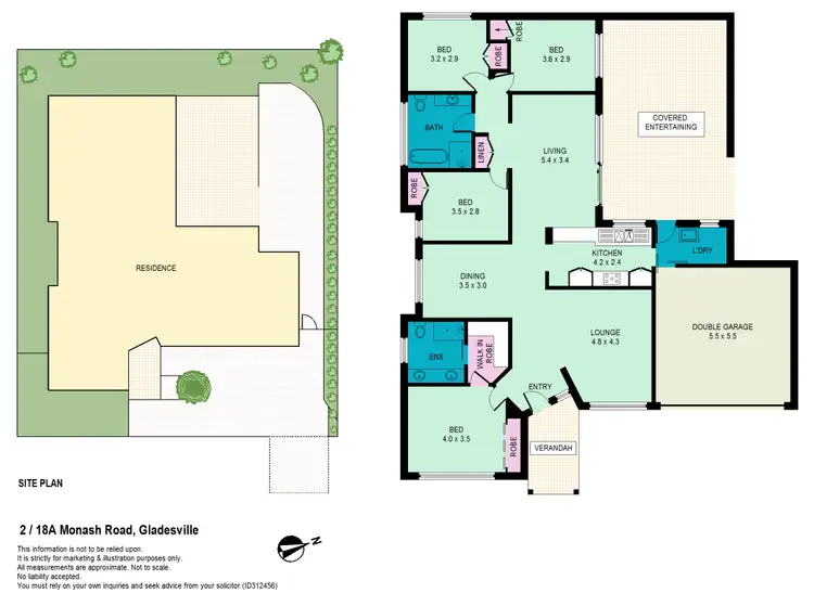 Floorplan of Homely house listing, 2/18A Monash Road, Gladesville NSW 2111