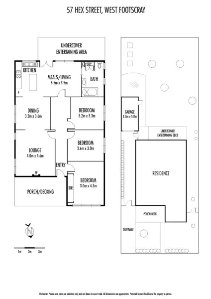 Floorplan of Homely house listing, 57 Hex Street, West Footscray VIC 3012