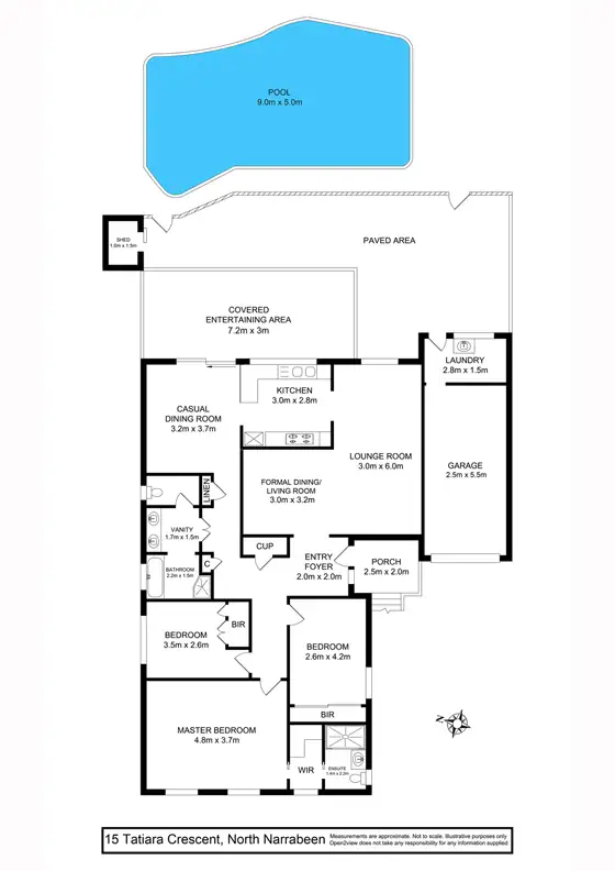 Floorplan of Homely house listing, 15 Tatiara Crescent, North Narrabeen NSW 2101