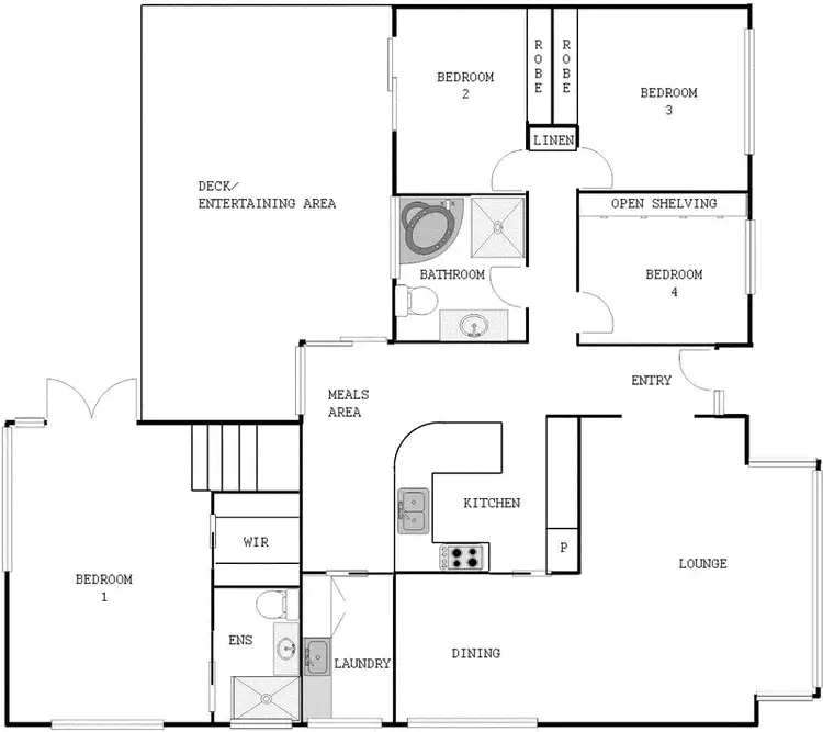 Floorplan of Homely house listing, 10 McDowall Place, Kambah ACT 2902