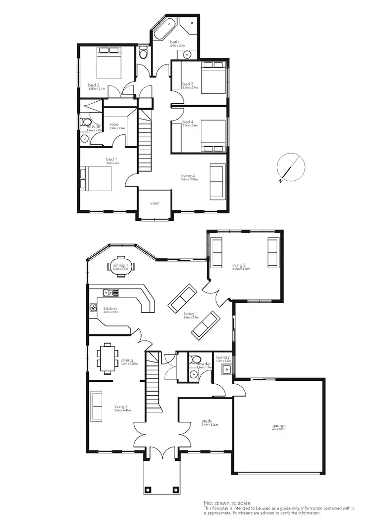 Floorplan of Homely house listing, 66 Bayview Drive, Blackstone Heights TAS 7250