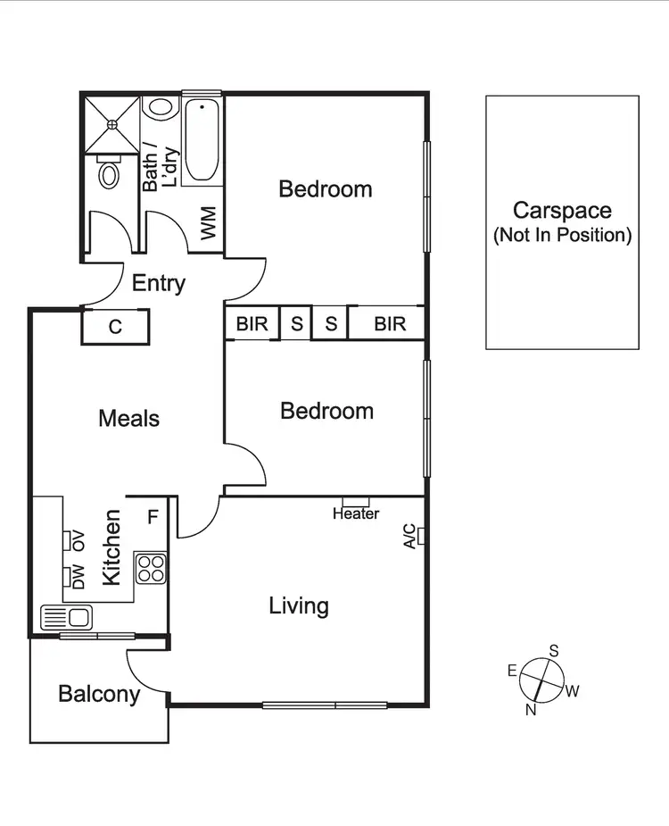 Floorplan of Homely apartment listing, 8/43 Milton Street, Elwood VIC 3184