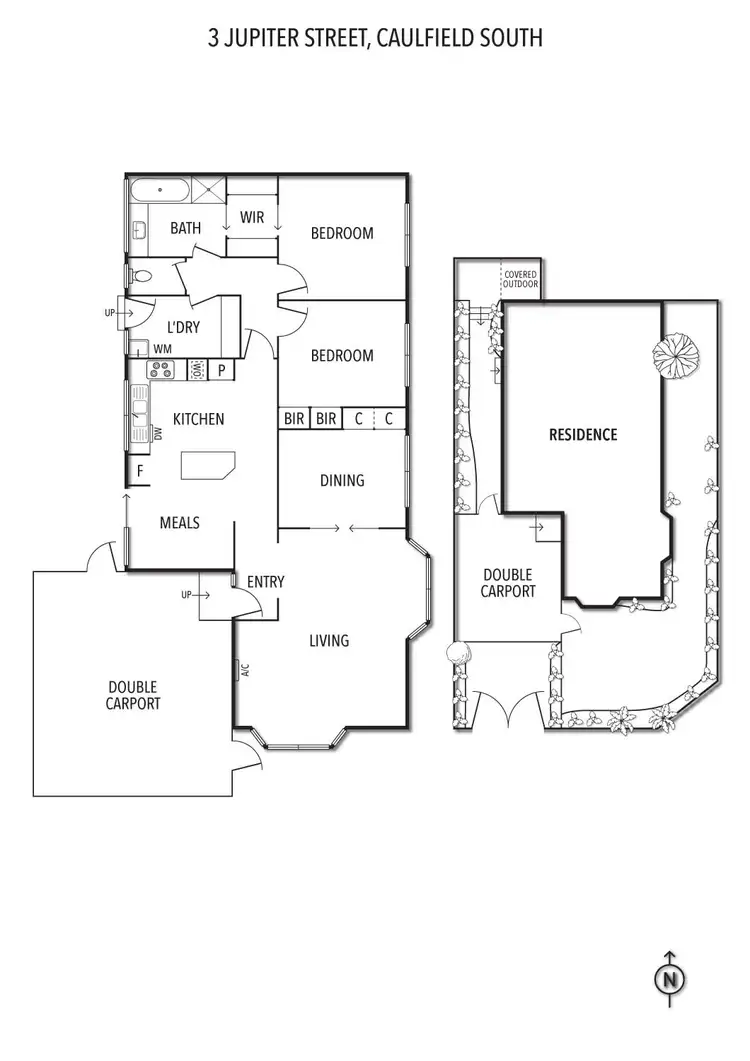 Floorplan of Homely unit listing, 3 Jupiter Street, Caulfield South VIC 3162