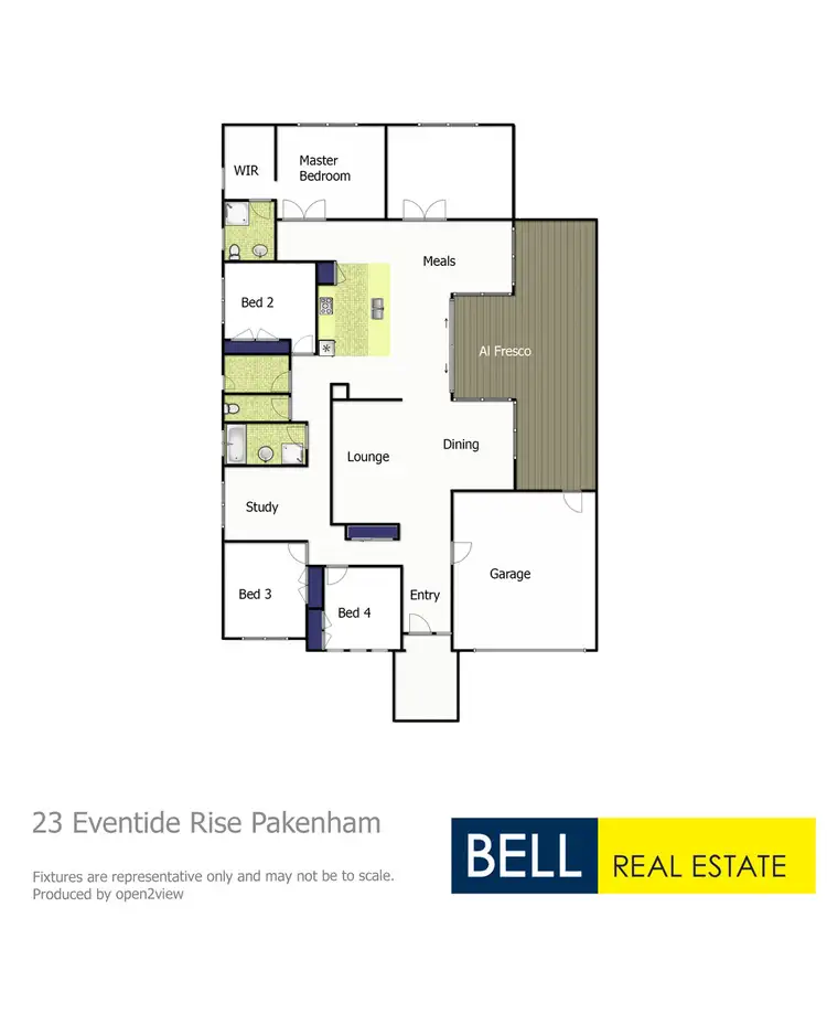 Floorplan of Homely house listing, 23 Eventide Rise, Pakenham VIC 3810