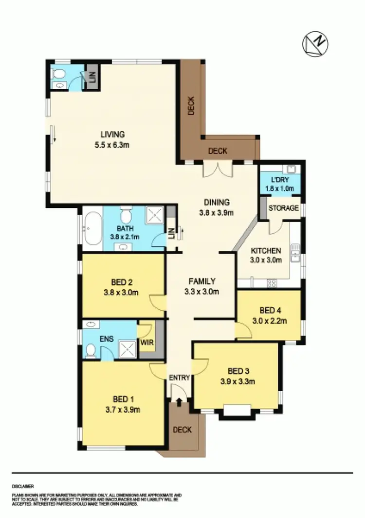 Floorplan of Homely house listing, 19 Eustace Street, Wendouree VIC 3355
